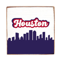 Houston TX Navy Skyline