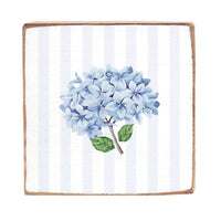 Endless Summer Hydrangea Wood Block