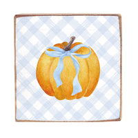 Preppy Pumpkin Block Sign