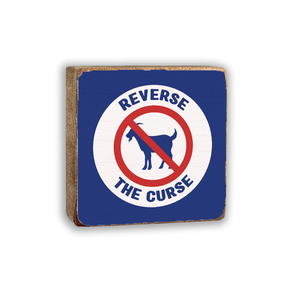 Chicago Reverse The Curse Block Sign