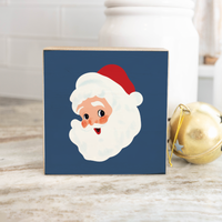 Santa Block Sign
