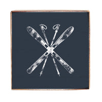 Skis Block Sign