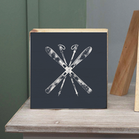 Skis Block Sign