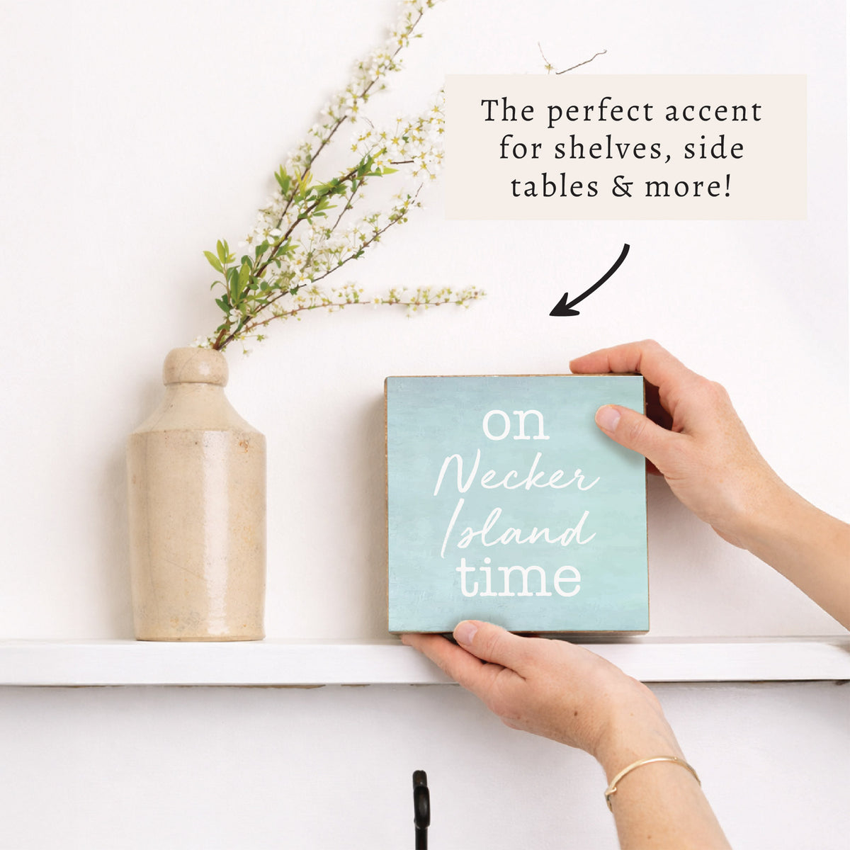 On Your Place Time Personalized Block Sign