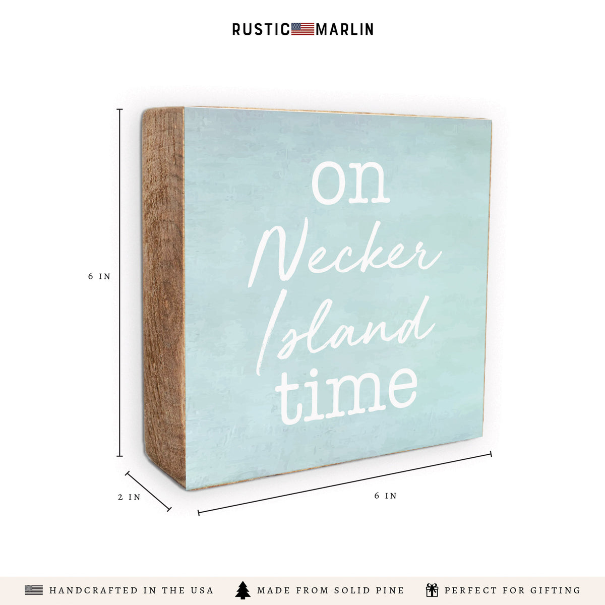 On Your Place Time Personalized Block Sign