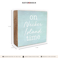 On Your Place Time Personalized Block Sign