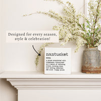 Happy Place Definition Personalized Block Sign