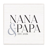 Nana & Papa Est. Block