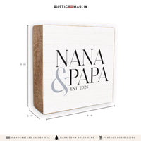 Nana & Papa Est. Block