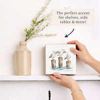 Gull Trio Personalized Block Sign