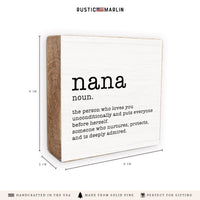 Person Who Loves You Personalized Block Sign