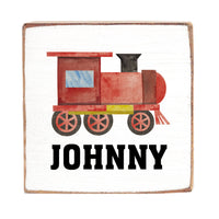 Train Personalized Block Sign