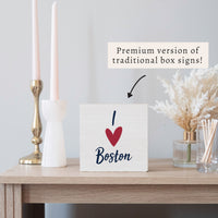 I Love Personalized Block Sign