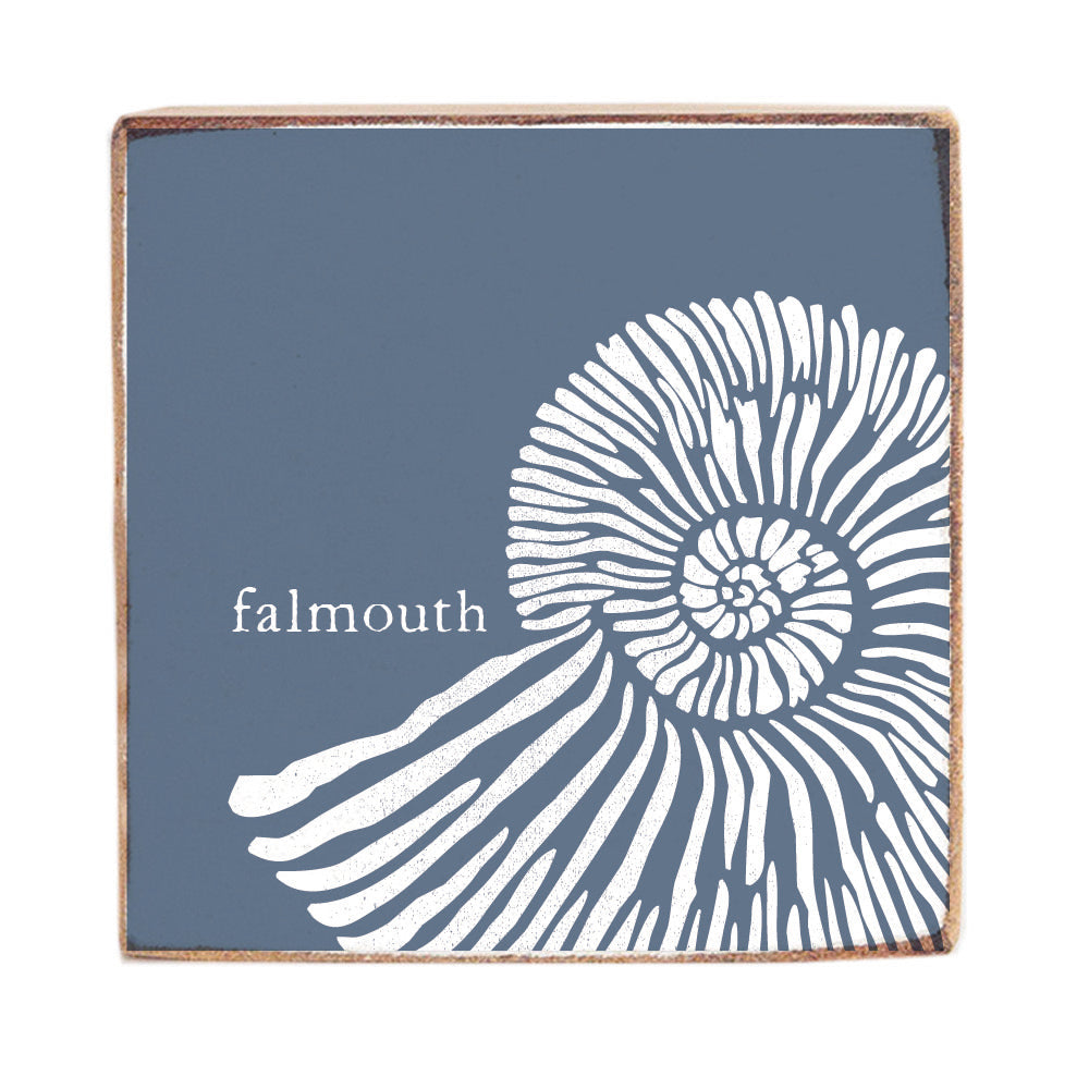 Shell Personalized Block Sign
