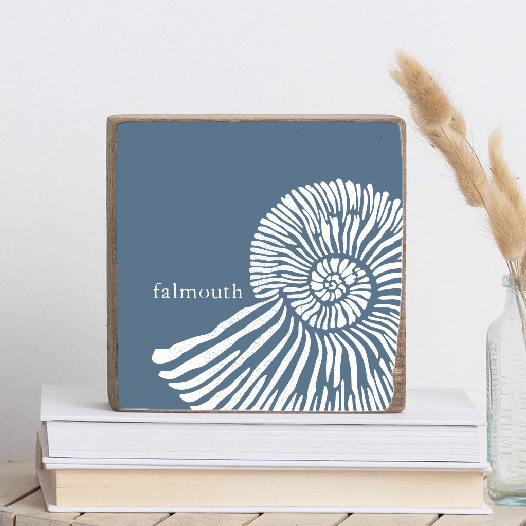 Shell Personalized Block Sign