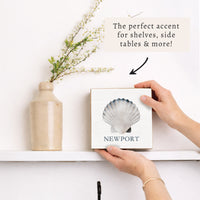 Watercolor Shell Personalized Block Sign