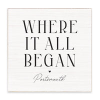 Where It All Began Personalized | Block Square