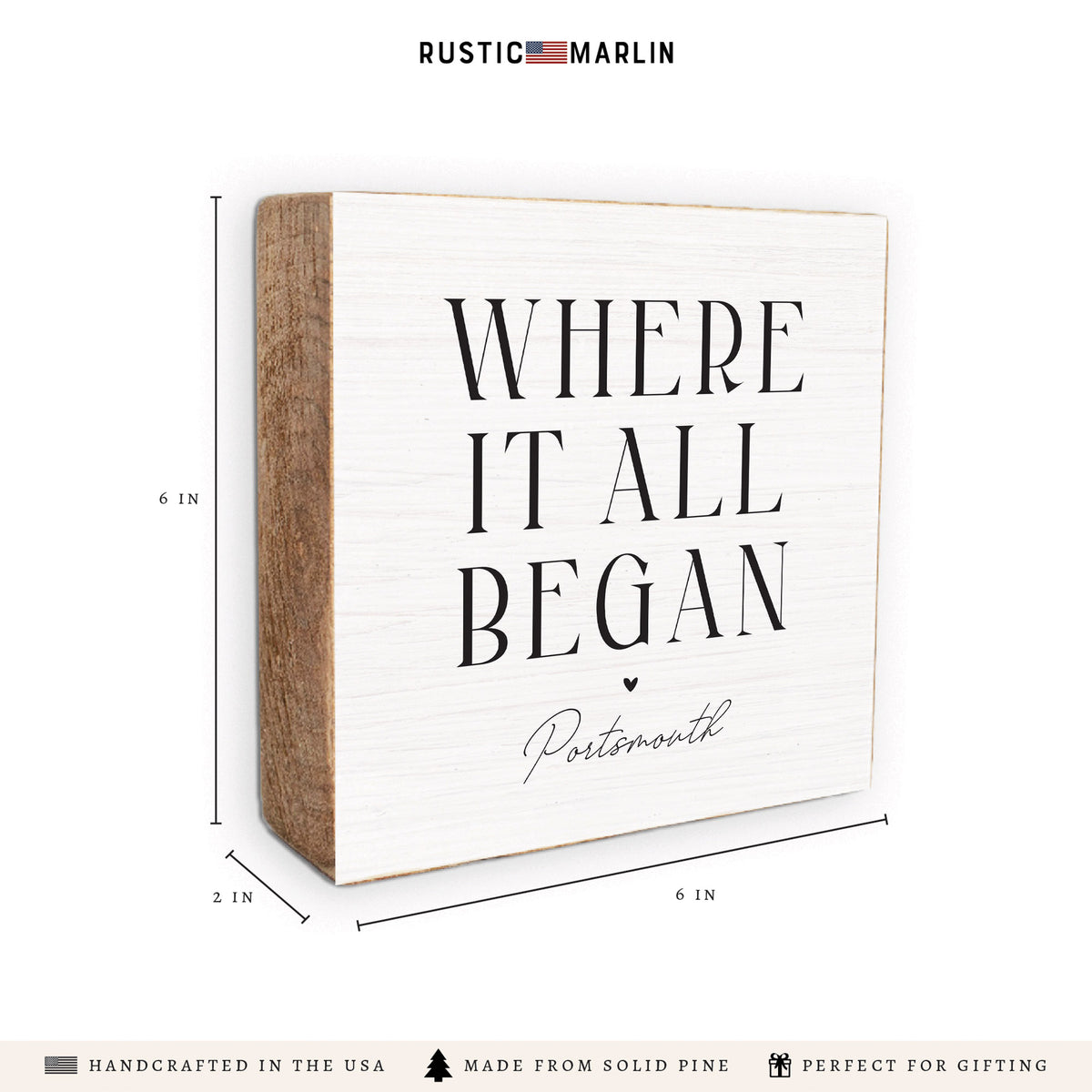 Where It All Began Personalized | Block Square