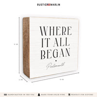 Where It All Began Personalized | Block Square