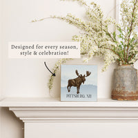 Moose Personalized Block Sign