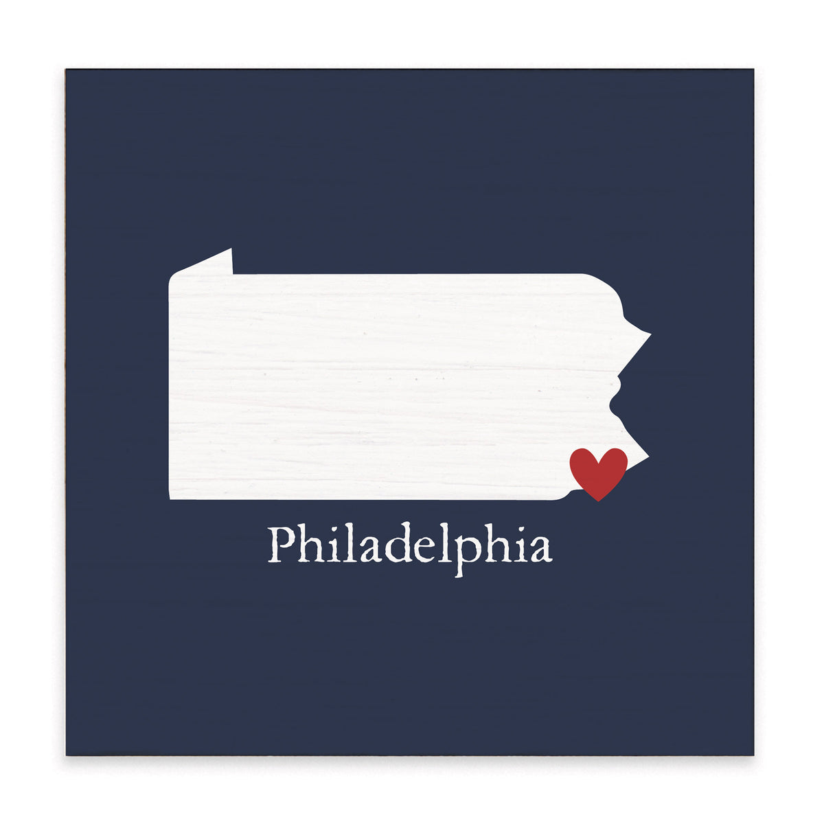 Philadelphia Pennsylvania Heart Block Sign