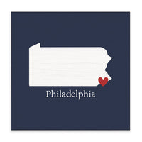Philadelphia Pennsylvania Heart Block Sign
