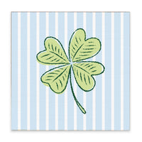 Preppy Shamrock Block Sign
