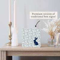 Bluebell Bunny Block Sign