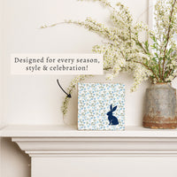 Bluebell Bunny Block Sign