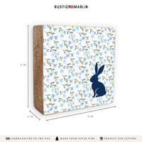 Bluebell Bunny Block Sign