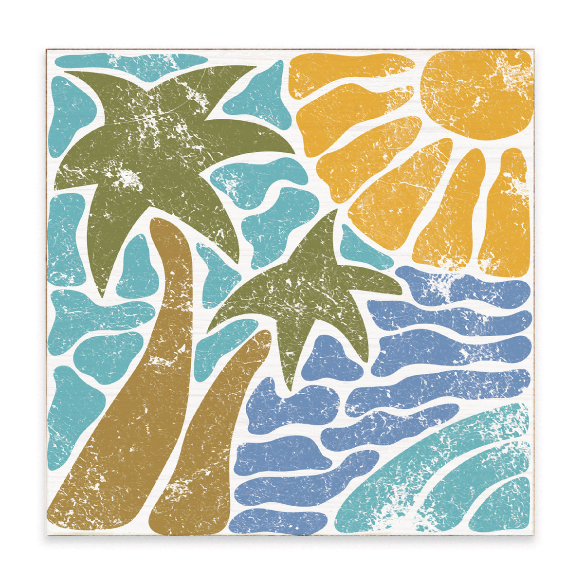 Island Time Block Sign