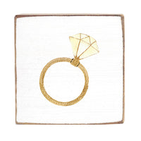 Wedding Ring Block Sign
