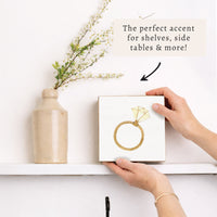 Wedding Ring Block Sign