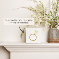 Wedding Ring Block Sign