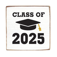 Class of 2025 Wood Block