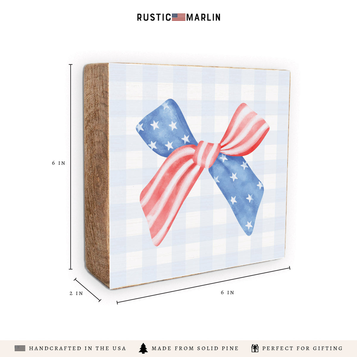 American Bow Block Sign