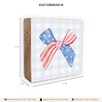 American Bow Block Sign