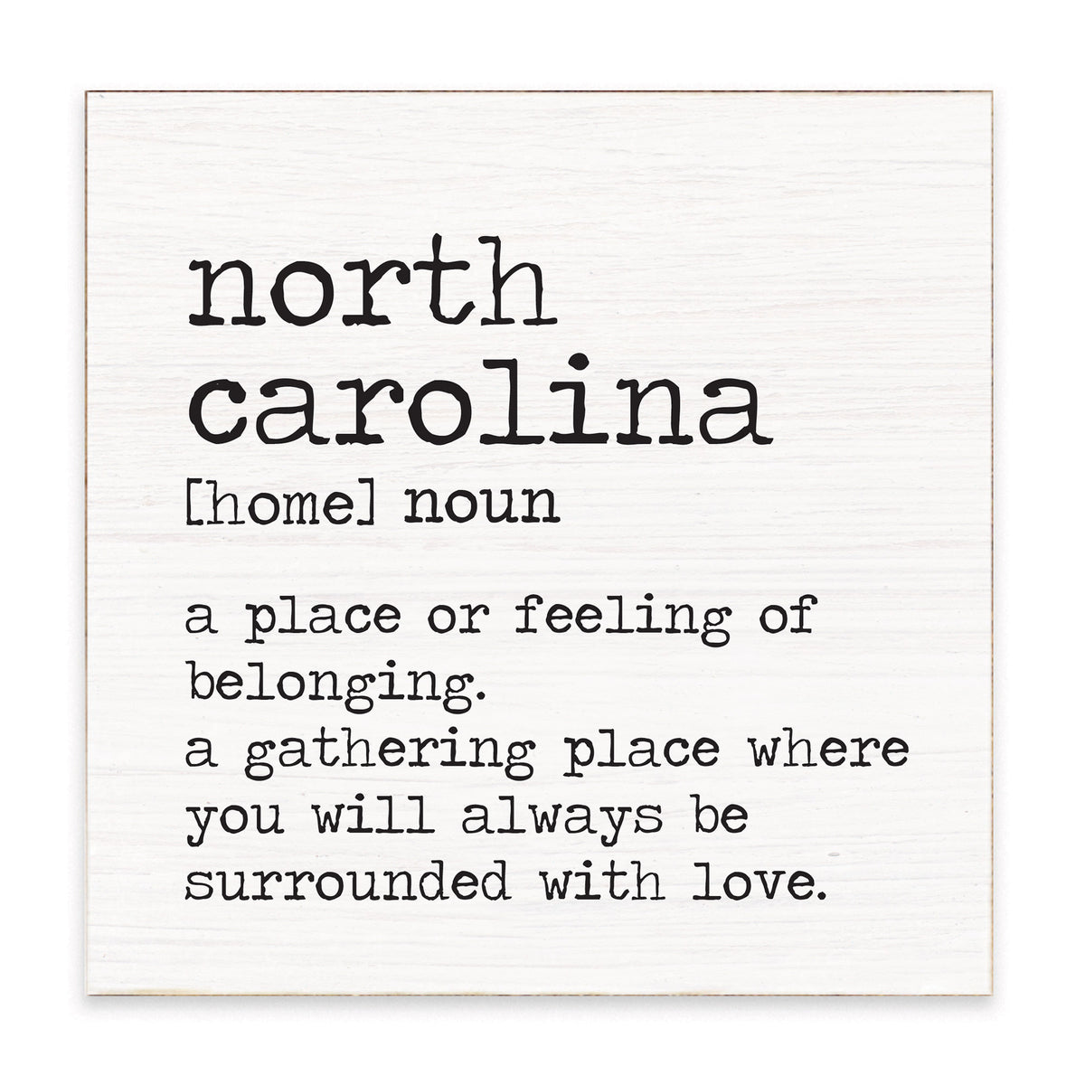 North Carolina Definition Block