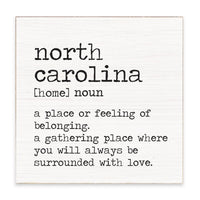 North Carolina Definition Block