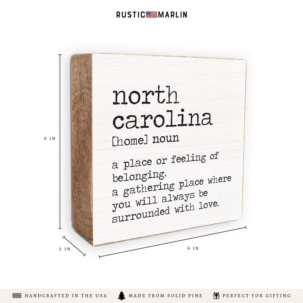North Carolina Definition Block