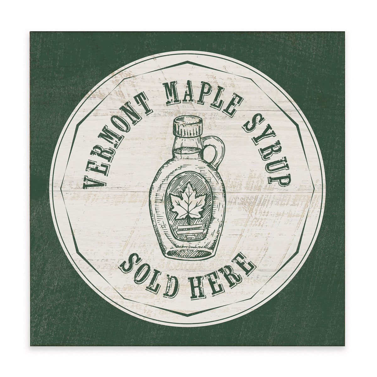 Vermont Maple Syrup Block Sign