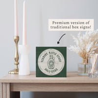 Vermont Maple Syrup Block Sign