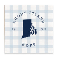 Rhode Island Hope Block Sign