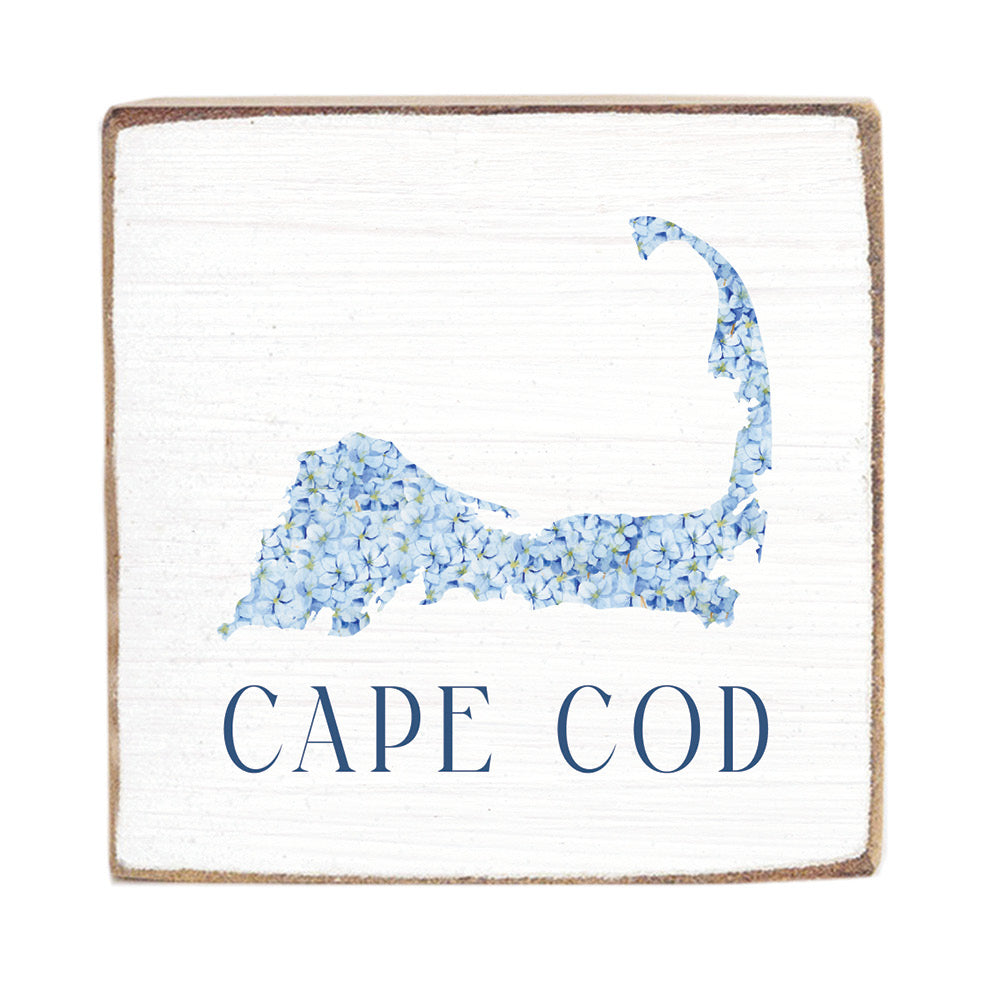 Cape Cod Hydrangeas Block Square