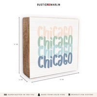 Chicago Repeat Block Sign