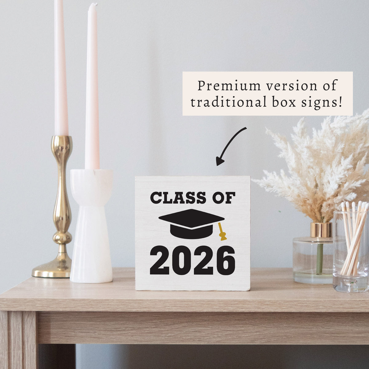 Class Of 2026 Block Sign