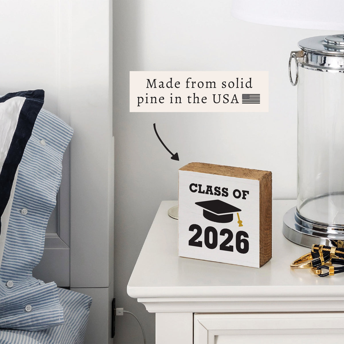 Class Of 2026 Block Sign