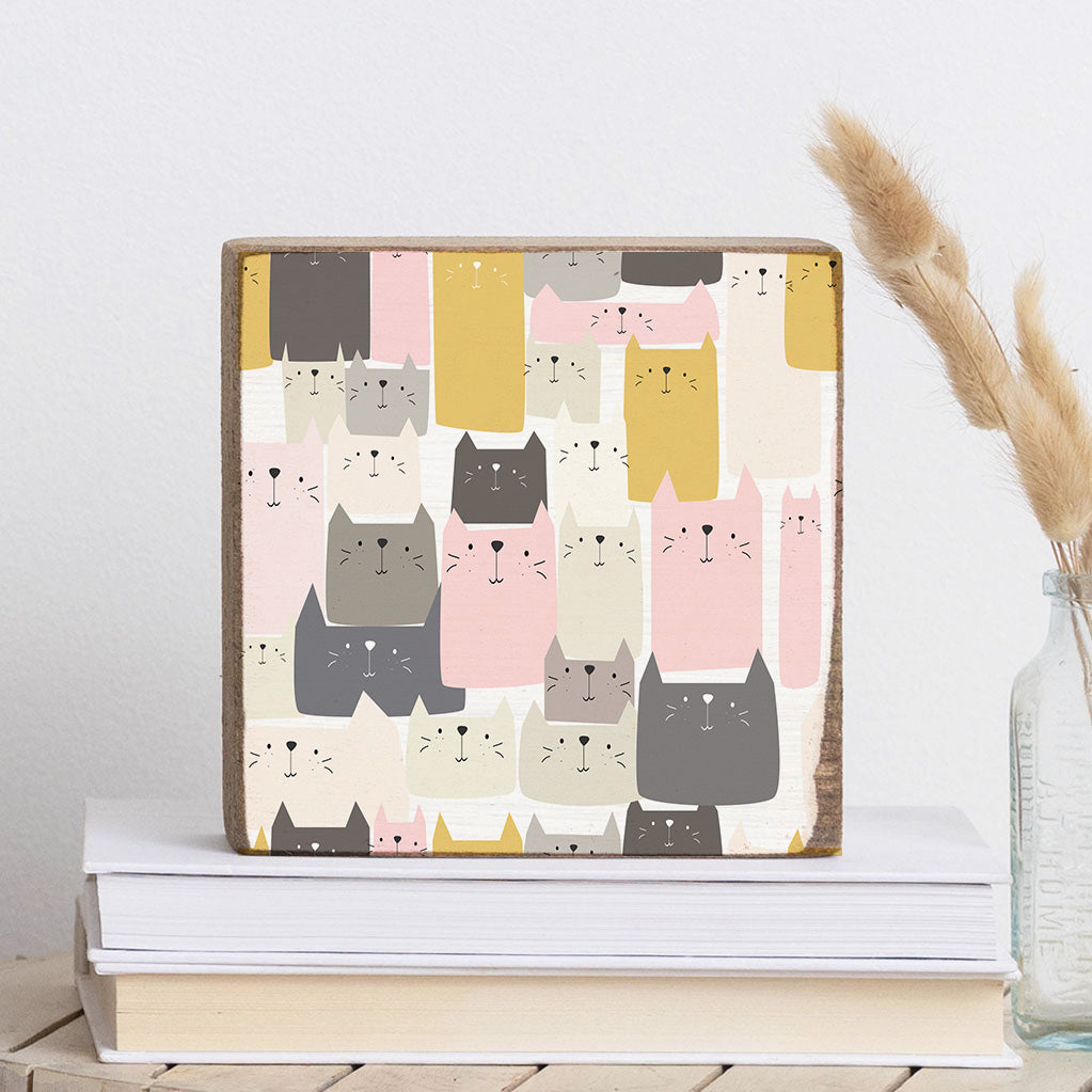 Cats Block Sign