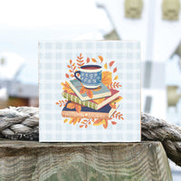 Autumn Stories Block Sign