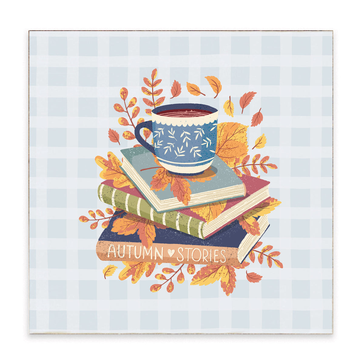 Autumn Stories Block Sign